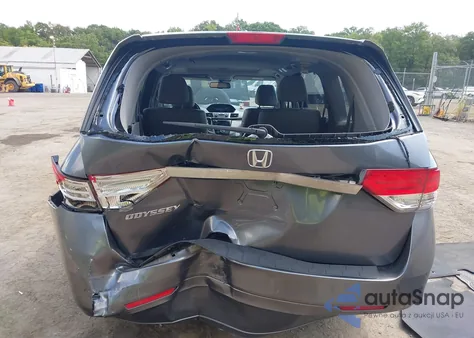 2016 Honda Odyssey Ex-L from USA, damaged, VIN 5FNRL5H66GB091033